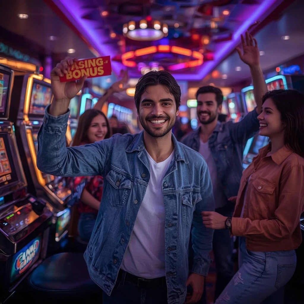una persona con un bono de casino KUBET CASINO