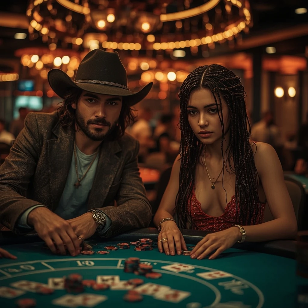 foto de dos jugadores de póquer KUBET CASINO